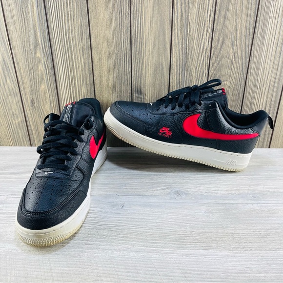 Nike Air Force 1 AF1 Utility “BRED” Black Red CW7579-001 Men’s Size: 12 main image 12